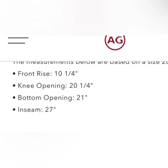 Ag saige wife leg panel crop jeans size 28
( i have two pair for sale ) - Picture 6 of 11